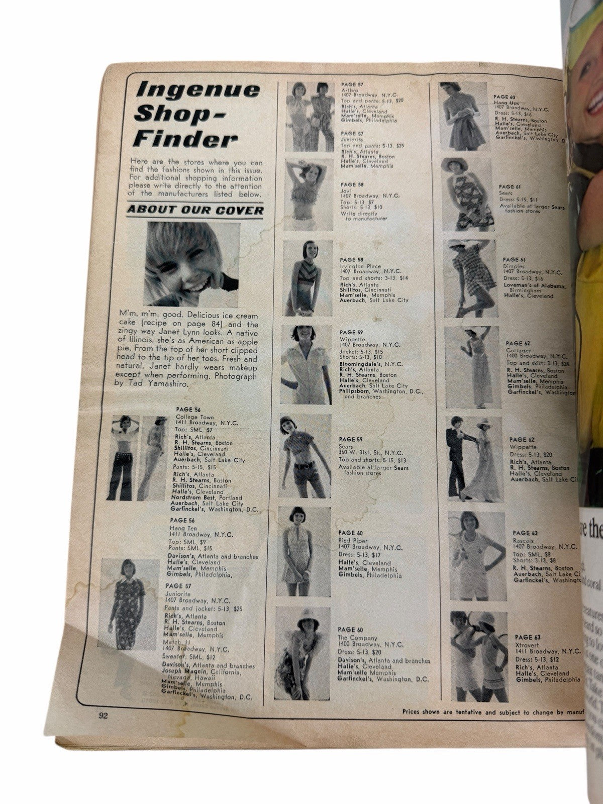 1972 INGENUE Magazine LOT of 3: FEB, JUNE, NOV Vintage Teen Girl Beauty Fashion