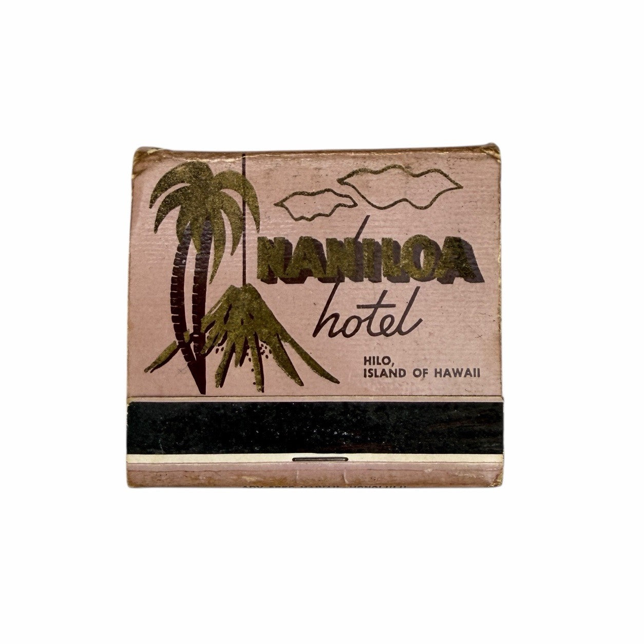 Vintage KONA INN & NANILOA HOTEL Hilo Kailua HAWAII Matchbooks MCM Art Design