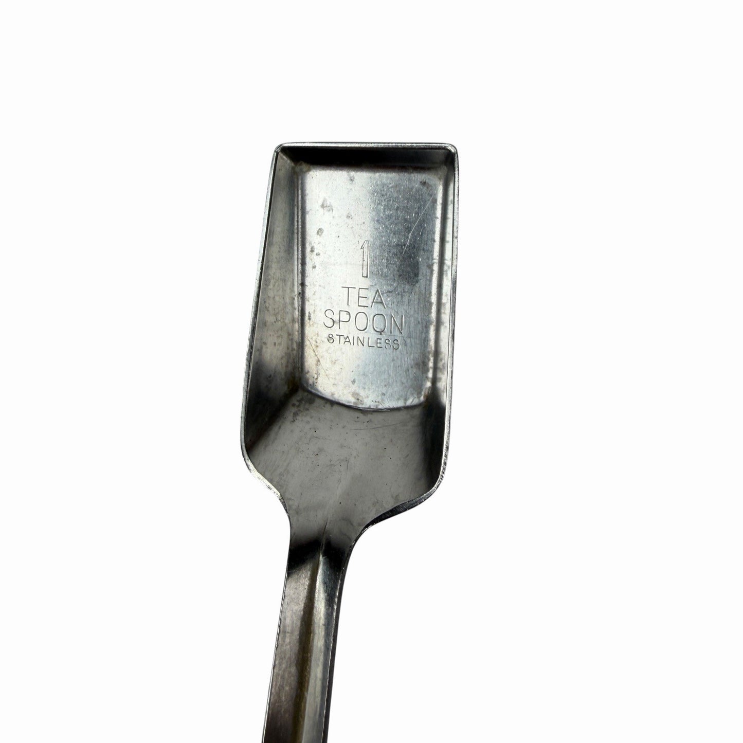 Vintage 1950’s EKCO Flint Stainless Steel Long Handle Shovel Measuring Spoons