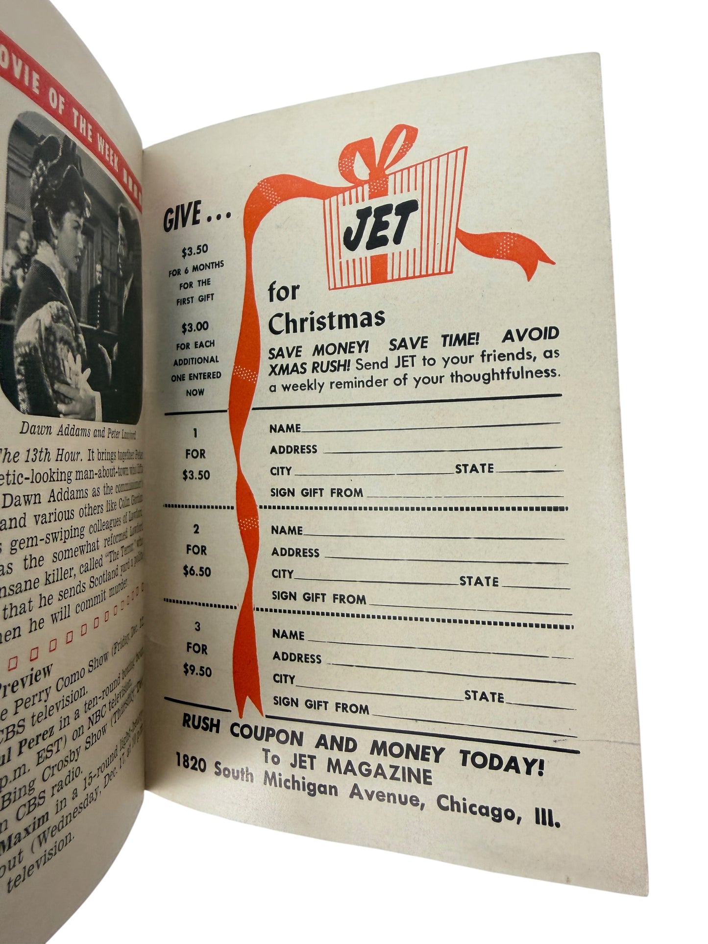 JET Magazine December 18, 1952 - Black History - Ban on School Segregation