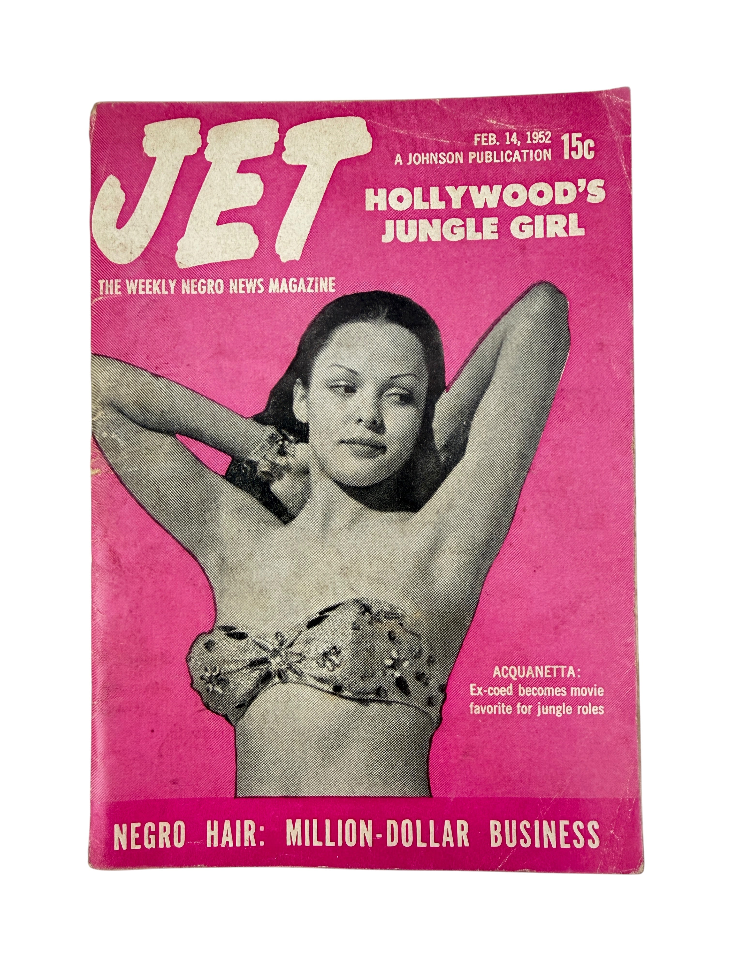 JET Magazine Feb 14, 1952 Acquanetta Hollywood’s Jungle Girl