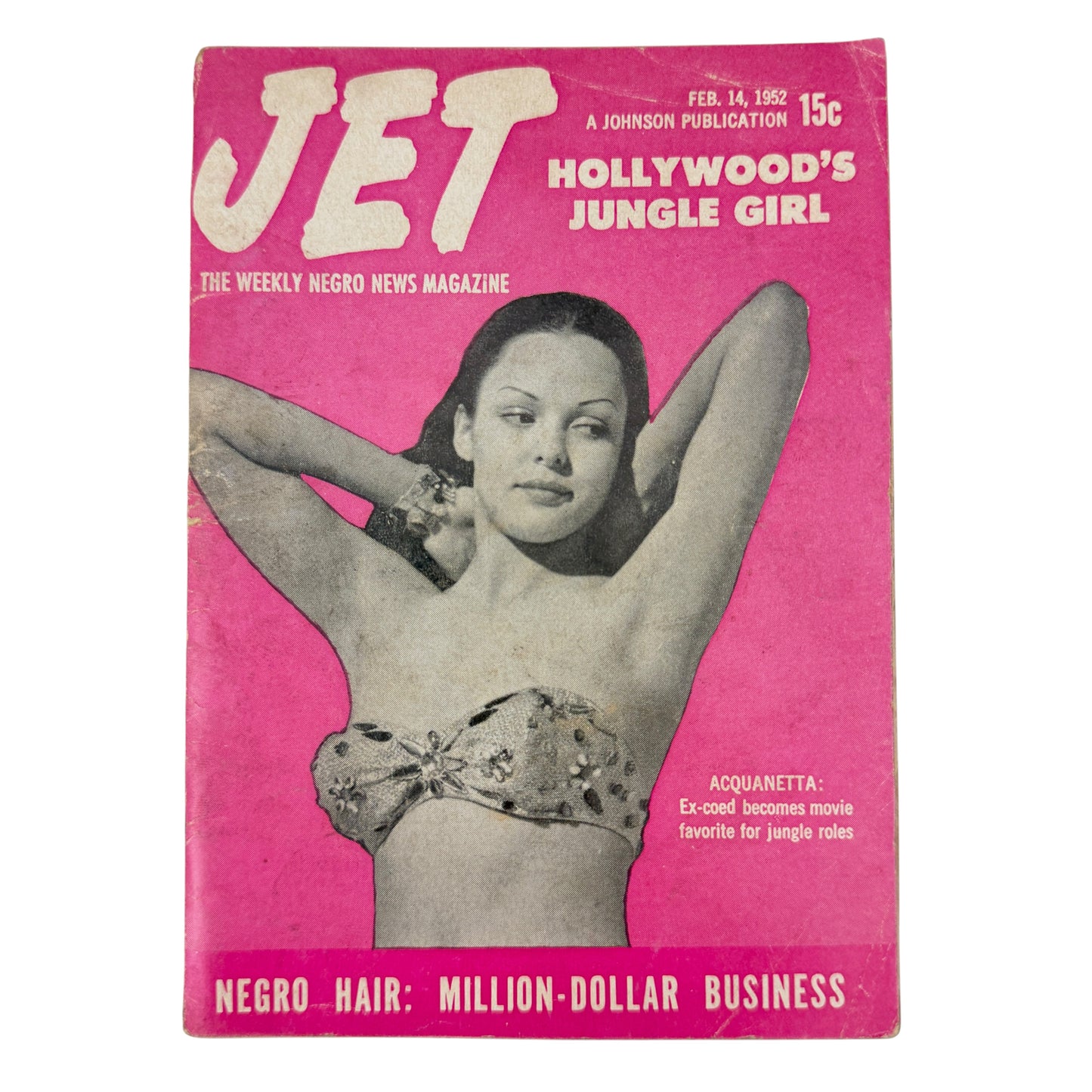 JET Magazine Feb 14, 1952 Acquanetta Hollywood’s Jungle Girl