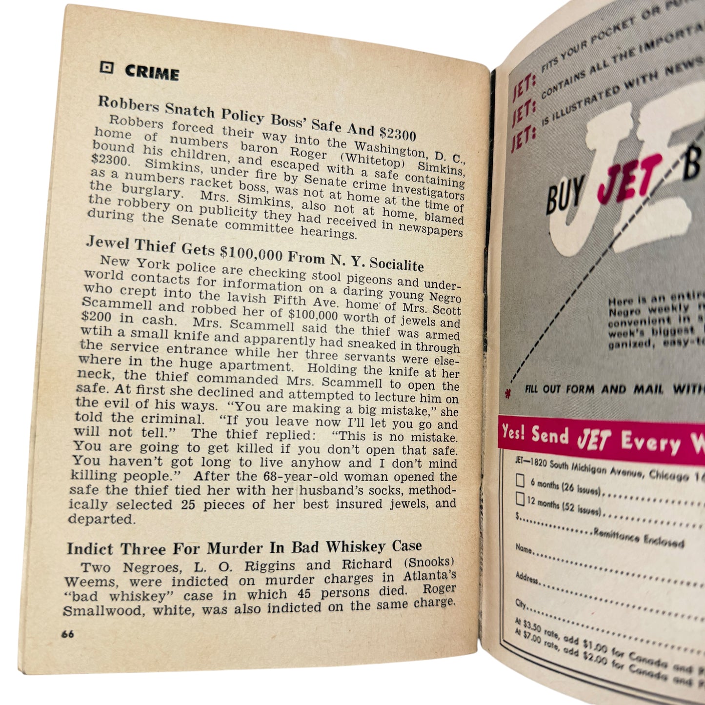 JET Magazine Feb 14, 1952 Acquanetta Hollywood’s Jungle Girl