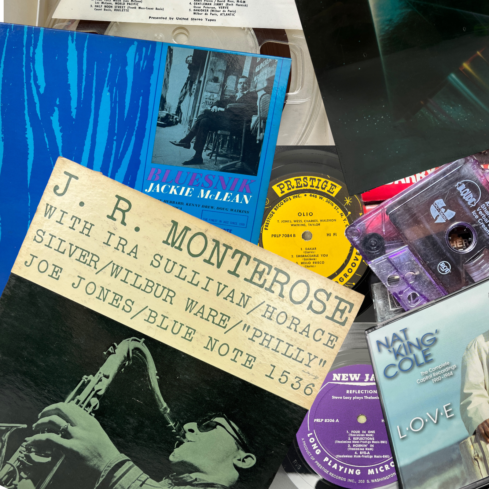 Vintage records, tapes, CDs, and music objects from Old Souled