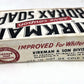 Vintage 1940’s KIRKMAN BORAX Soap Bar UNUSED NEW NOS Coupon COLGATE Flakes Ad