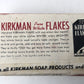 Vintage 1940’s KIRKMAN BORAX Soap Bar UNUSED NEW NOS Coupon COLGATE Flakes Ad