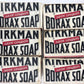Vintage 1940’s KIRKMAN BORAX Soap Bar UNUSED NEW NOS Coupon COLGATE Flakes Ad