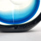 Steven Correia 1985 BLACK & AQUA Ltd Ed 5/25 Op Art Glass Paperweight Sculpture