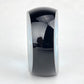 Steven Correia 1985 BLACK & AQUA Ltd Ed 5/25 Op Art Glass Paperweight Sculpture