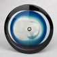 Steven Correia 1985 BLACK & AQUA Ltd Ed 5/25 Op Art Glass Paperweight Sculpture