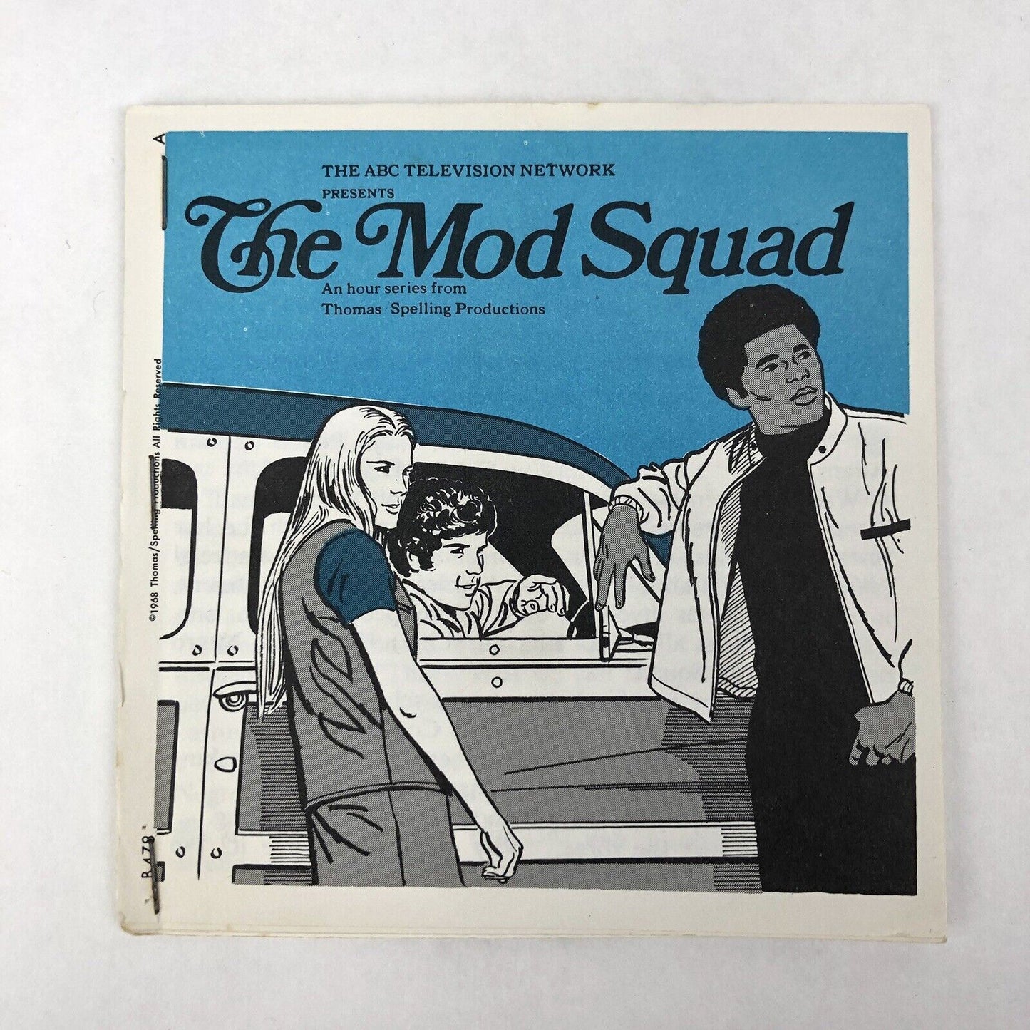 Vintage 1968 MOD SQUAD 3 Reel GAF Viewmaster W/ Booklet TV Show B478