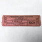 Vintage 1962 FREEDOMLAND Official Guide + Ticket BRONX NY Defunct Amusement Park