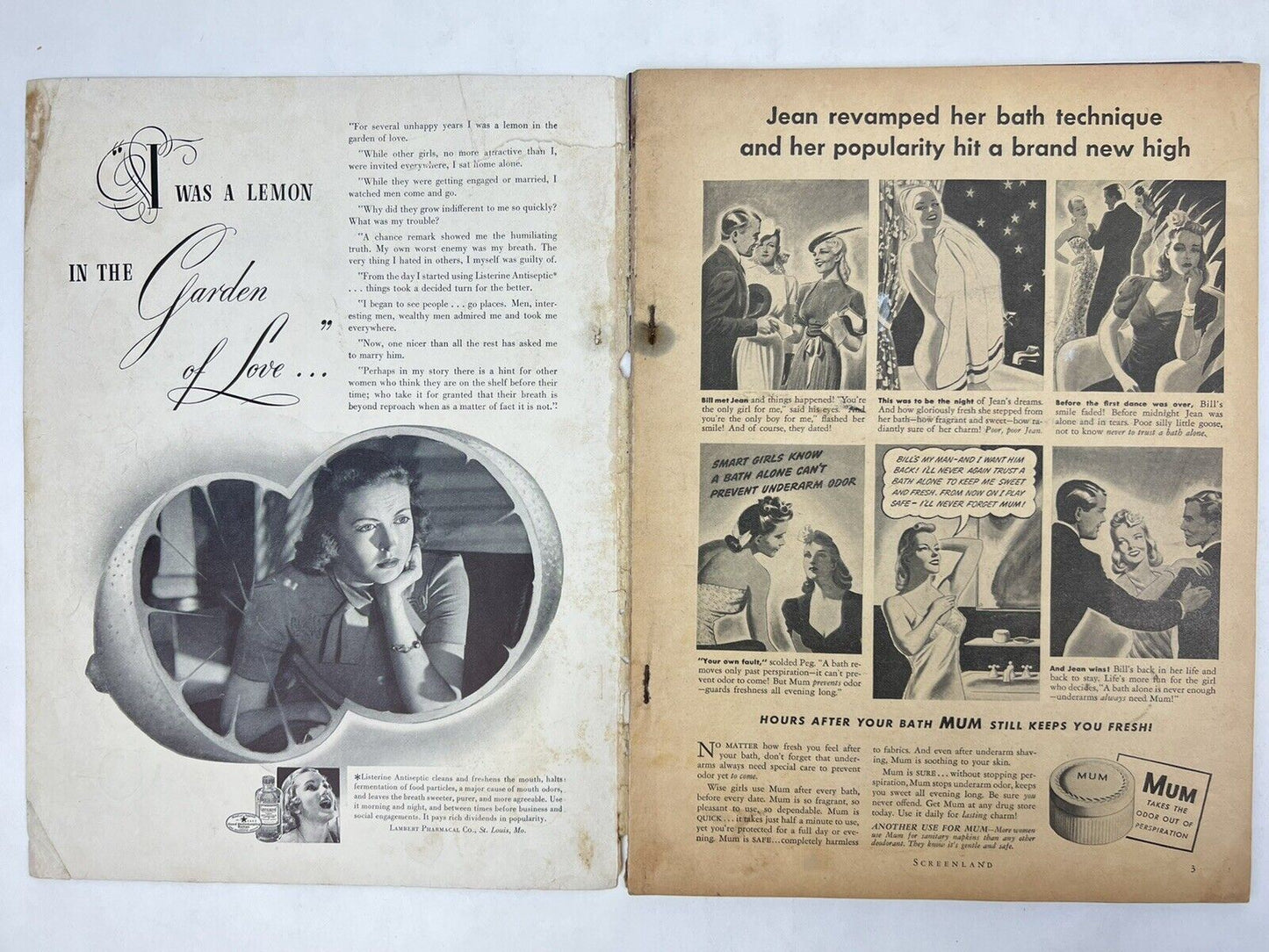 SCREENLAND Magazine JULY 1939 Deanna Durbin Cover