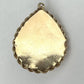 Vintage 14k Yellow Gold Rope Amethyst & Seed Pearl PHOTO LOCKET PENDANT Charm