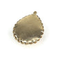 Vintage 14k Yellow Gold Rope Amethyst & Seed Pearl PHOTO LOCKET PENDANT Charm