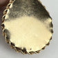 Vintage 14k Yellow Gold Rope Amethyst & Seed Pearl PHOTO LOCKET PENDANT Charm