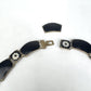 Vintage DAVID ANDERSON DA Norway Sterling Silver & Enamel Black NECKLACE