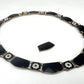 Vintage DAVID ANDERSON DA Norway Sterling Silver & Enamel Black NECKLACE