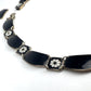 Vintage DAVID ANDERSON DA Norway Sterling Silver & Enamel Black NECKLACE