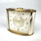 Vintage JAEGER LECOULTRE Memovox 8 Day Travel Alarm Clock Brass Swiss Art Deco