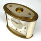 Vintage JAEGER LECOULTRE Memovox 8 Day Travel Alarm Clock Brass Swiss Art Deco