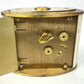 Vintage JAEGER LECOULTRE Memovox 8 Day Travel Alarm Clock Brass Swiss Art Deco