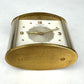 Vintage JAEGER LECOULTRE Memovox 8 Day Travel Alarm Clock Brass Swiss Art Deco