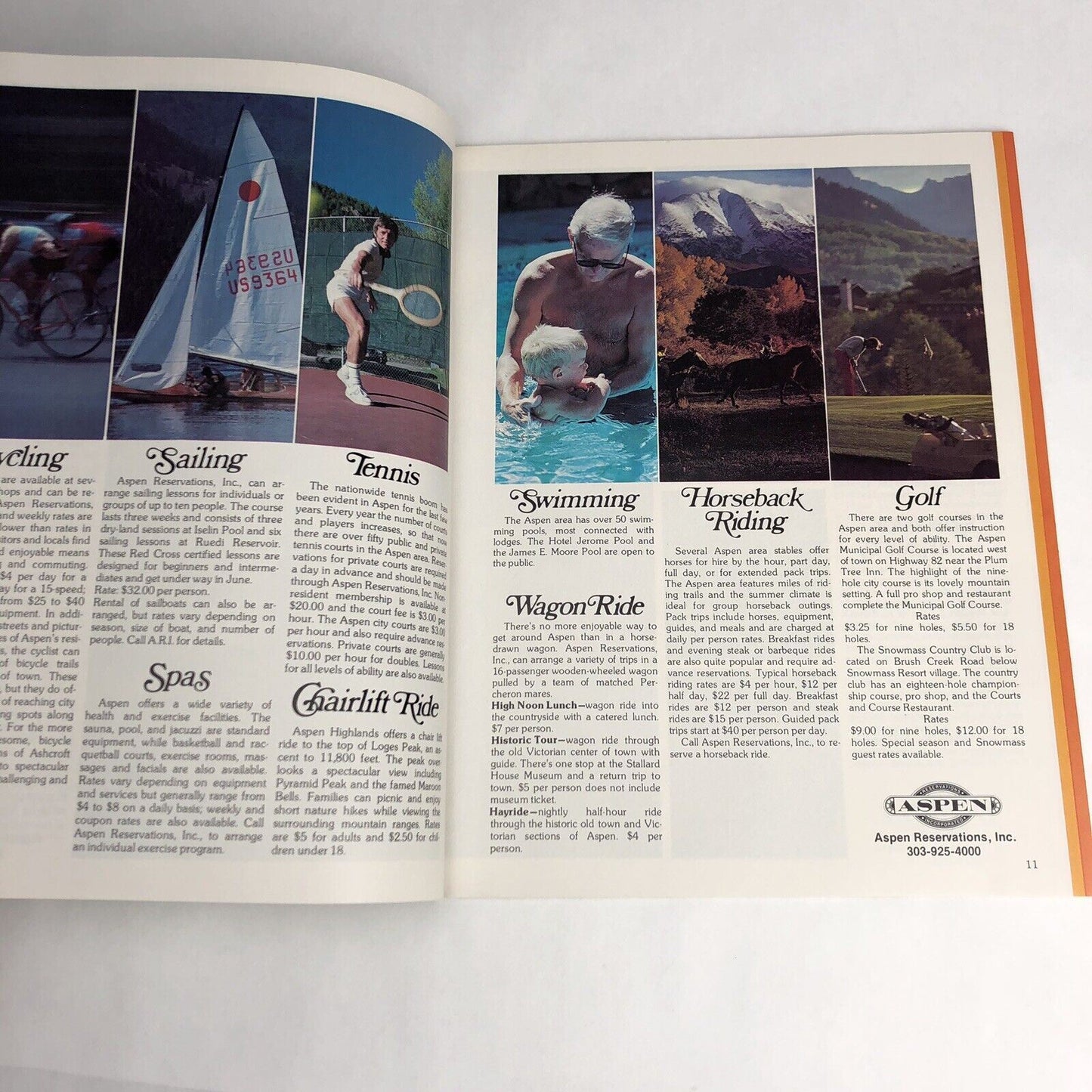 Vintage ASPEN Vacation Guide 1977 Snowmass Summer Fall CATALOG Ski Off Season