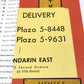 Vintage 1950’s MANDARIN HOUSE (EAST) New York City CHINESE RESTAURANT MENU