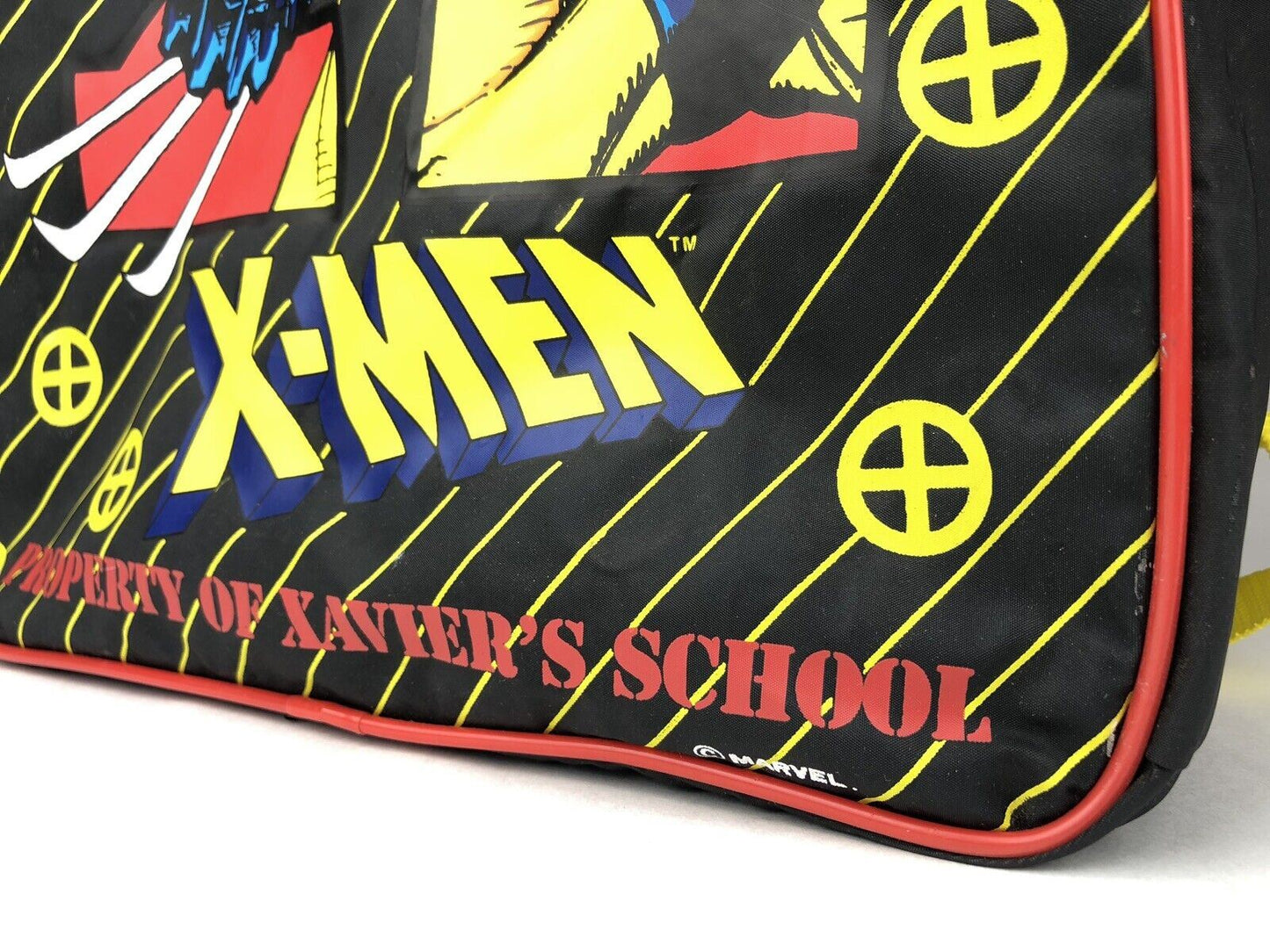 RARE NEW W/ TAG Vintage 1994 X-MEN Kids Backpack All Over Print WOLVERINE Marvel