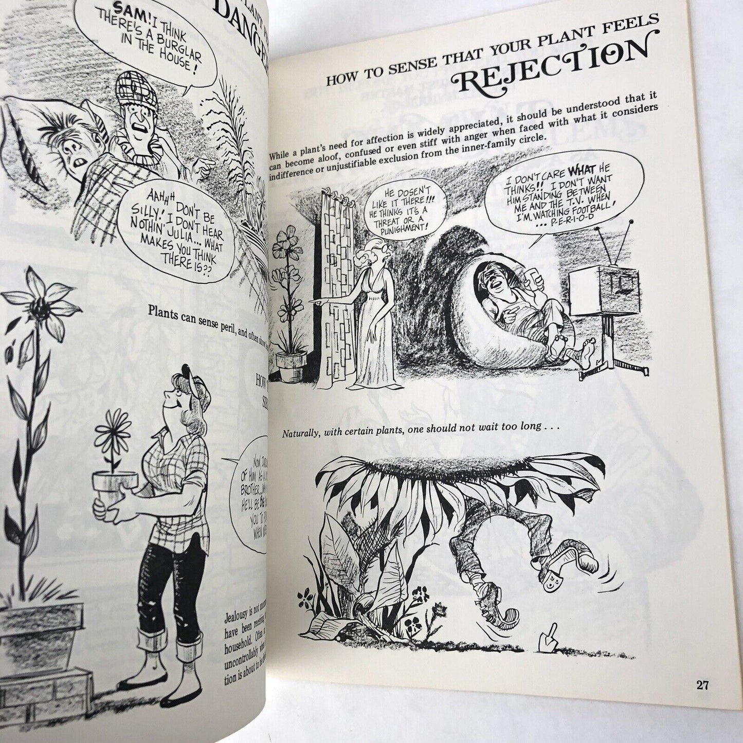 WILL EISNER'S GLEEFUL GUIDE TO COMMUNICATING WITH PLANTS 1st 1974 Poorhouse