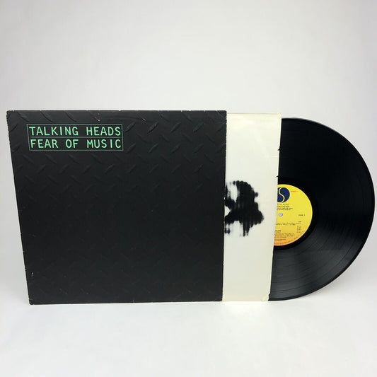 TALKING HEADS Fear of Music 1979 Embossed Cover SRK 6076 Sire LP 1st Sterling