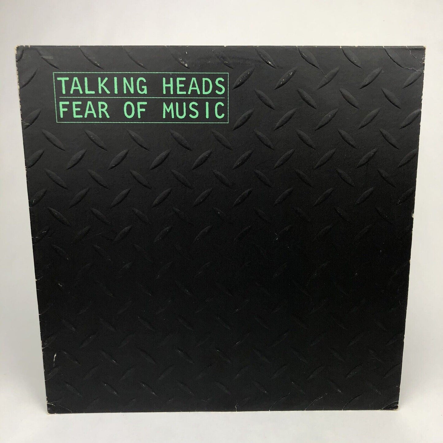 TALKING HEADS Fear of Music 1979 Embossed Cover SRK 6076 Sire LP 1st Sterling