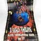 Original Vintage 1996 KISS Poster I WAS THERE ALIVE / WORLDWIDE TOUR 96 97 15x30