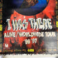 Original Vintage 1996 KISS Poster I WAS THERE ALIVE / WORLDWIDE TOUR 96 97 15x30