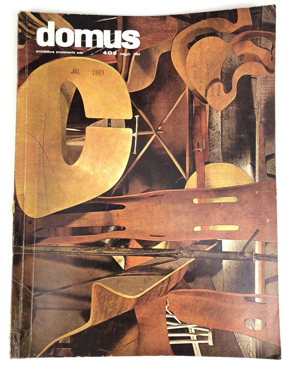 1963-1965 8 DOMUS Italian Art Architecture MAGAZINES Eames Alexander Girard MCM