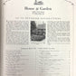 Antique HOUSE & GARDEN Magazine MARCH 1921 Spring Guide ART DECO G. Brandt Cover