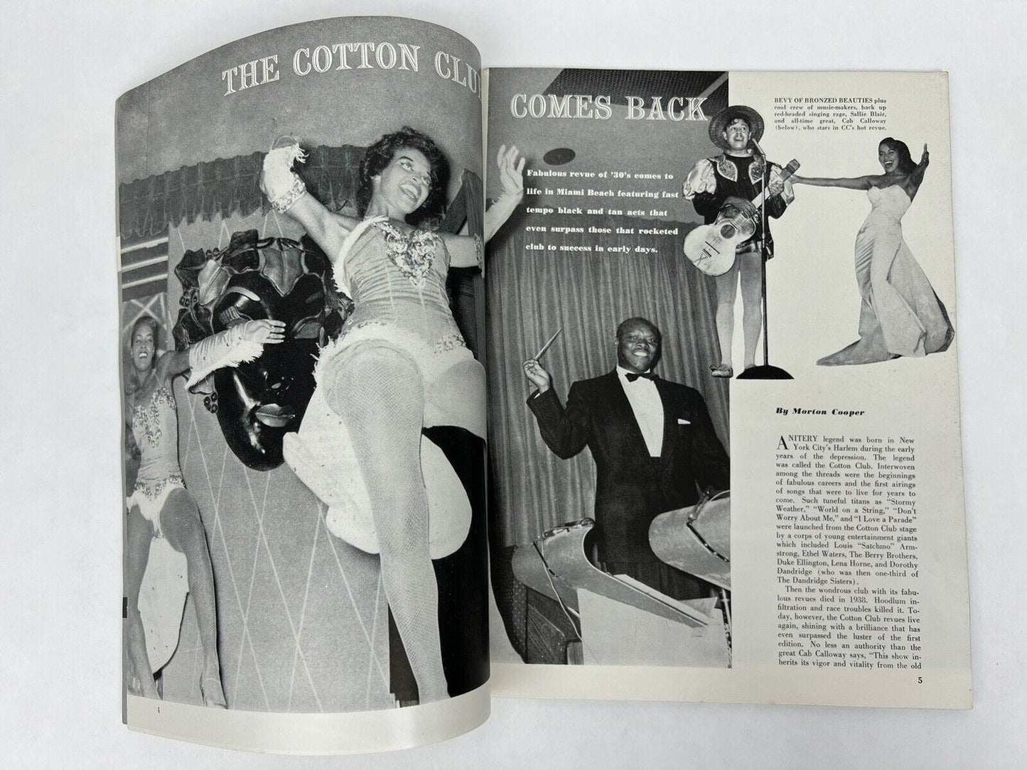 CABARET Magazine VOL. 3 #3 1957 Pin-Ups JOAN BRADSHAW, Lili St Cyr, COTTON CLUB