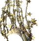 Vintage JACK SMILE Moon & Stars DANGLE 8” BROOCH PIN Signed RHINESTONE / CHAIN