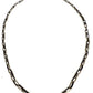 Vintage CUERNAVACA MEXICO Sterling Silver Unique Staple Link Chain Necklace