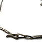 Vintage CUERNAVACA MEXICO Sterling Silver Unique Staple Link Chain Necklace