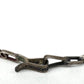 Vintage CUERNAVACA MEXICO Sterling Silver Unique Staple Link Chain Necklace