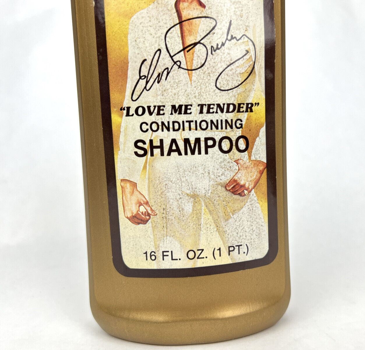 Vintage ELVIS PRESLEY "Love Me Tender" Conditioning Shampoo 16 oz. Rare FULL OOP