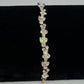 GIVENCHY Vintage Bracelet Gold w/ Opalescent Teardrop & Chaton Crystals GIV-097