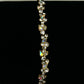GIVENCHY Vintage Bracelet Gold w/ Opalescent Teardrop & Chaton Crystals GIV-097