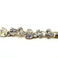 GIVENCHY Vintage Bracelet Gold w/ Opalescent Teardrop & Chaton Crystals GIV-097